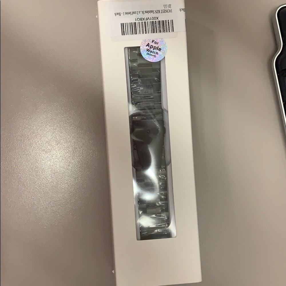 Iwatch  band. NWT Black stainless steel